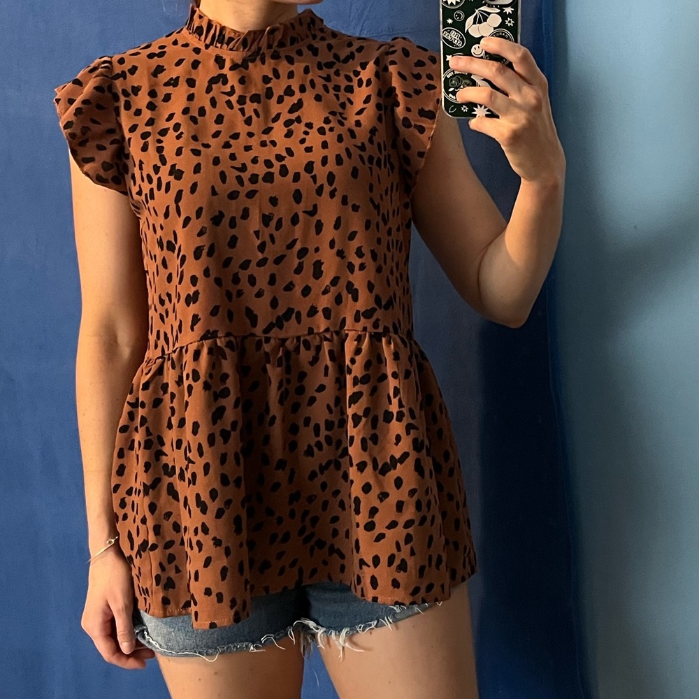 Cute Animal Print Top